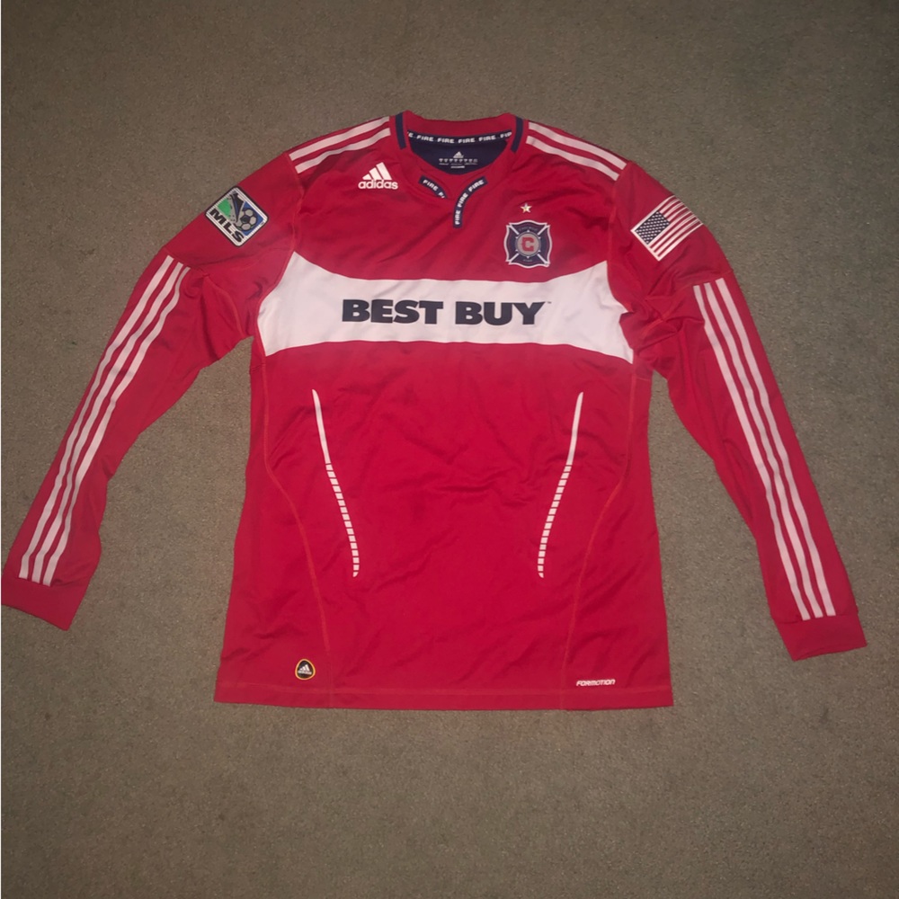 Chicago Fire MLS long sleeve Staley jersey